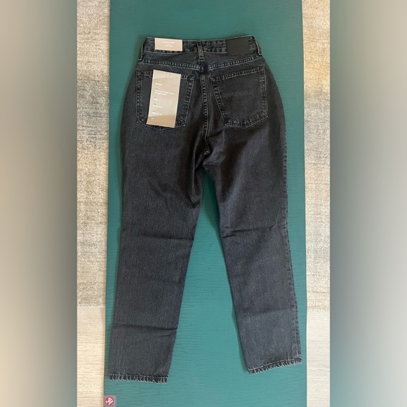 Everlane The 90’s Hourglass Jean Washed Black Size 28 High Waist Runs Sm… - Picture 3 of 9